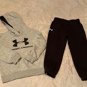 3T Under Armour hoodie/sweats set